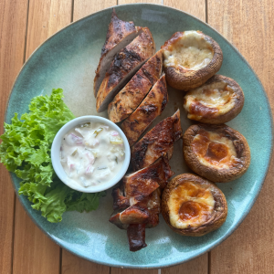 Muschiulet de porc impanat