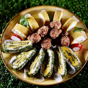 Platou festiv cu aperitive reci