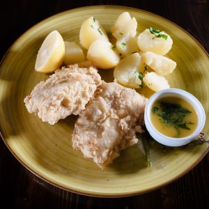 Salau parisian cu sos meuniere